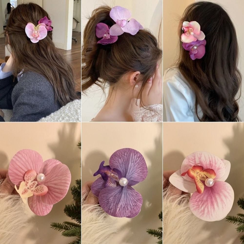 Phalaenopsis Pearl Hair Clip O - Orchid Phalaenopsis 评论和价格