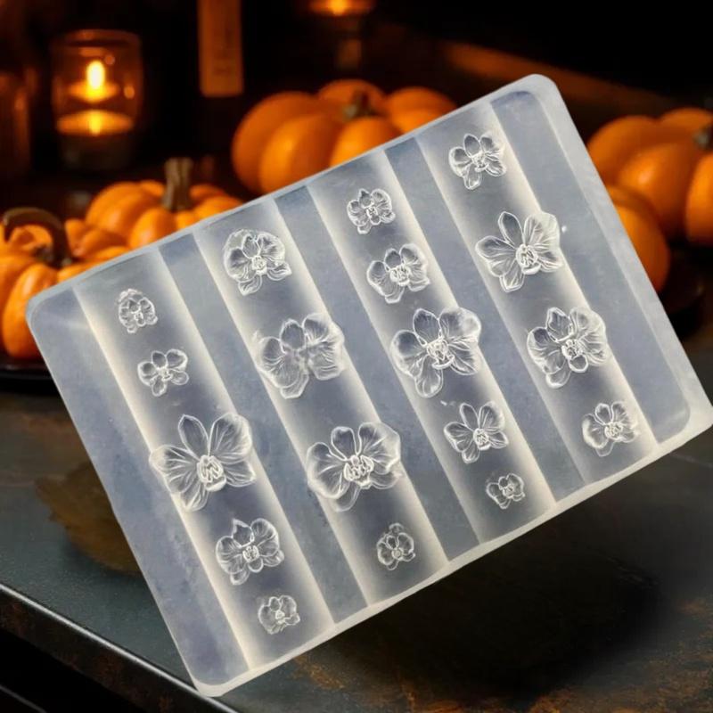 3D Silicone Nail Mold Phalaeno - Orchid Phalaenopsis 评论和价格