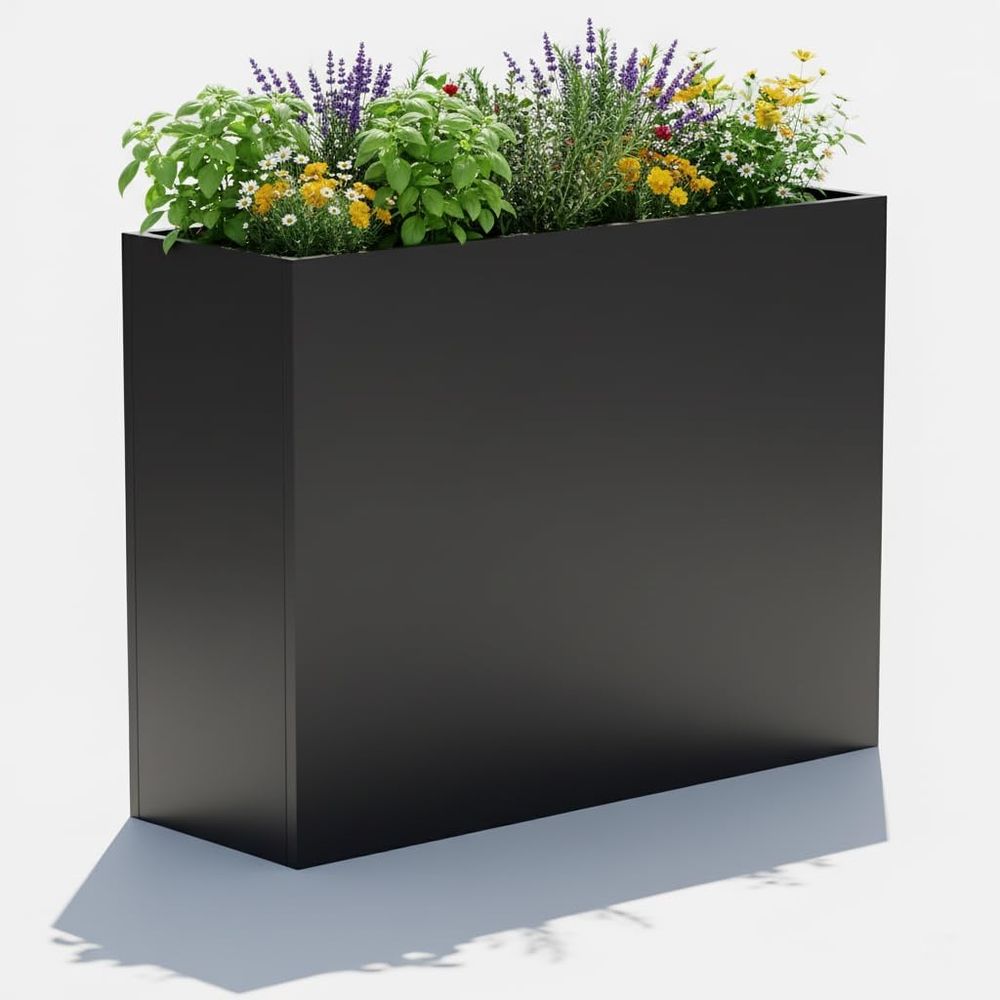 Large Outdoor Metal Planter, 3 - Plants X 评论和价格