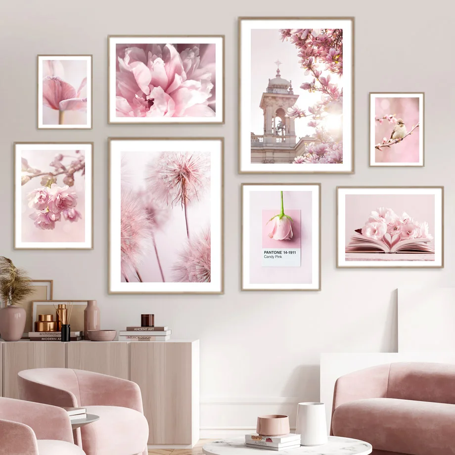 Spring Pink Rose Peony Sakura  - Orchid Phalaenopsis 评论和价格
