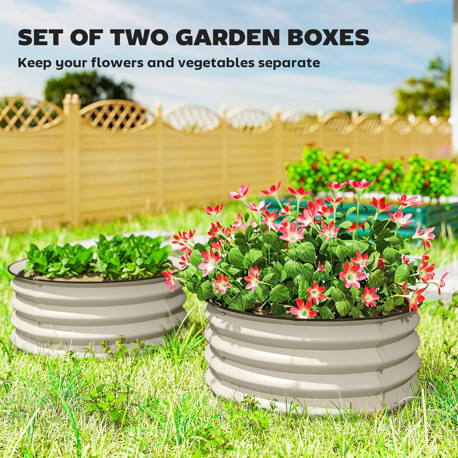 Galvanized Raised Garden Bed S - Plants X 评论和价格