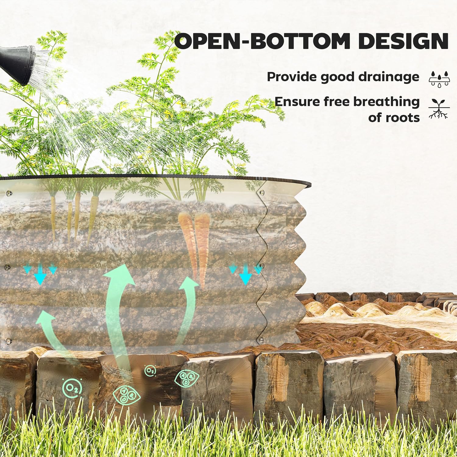 Galvanized Raised Garden Bed S - Plants X 评论和价格