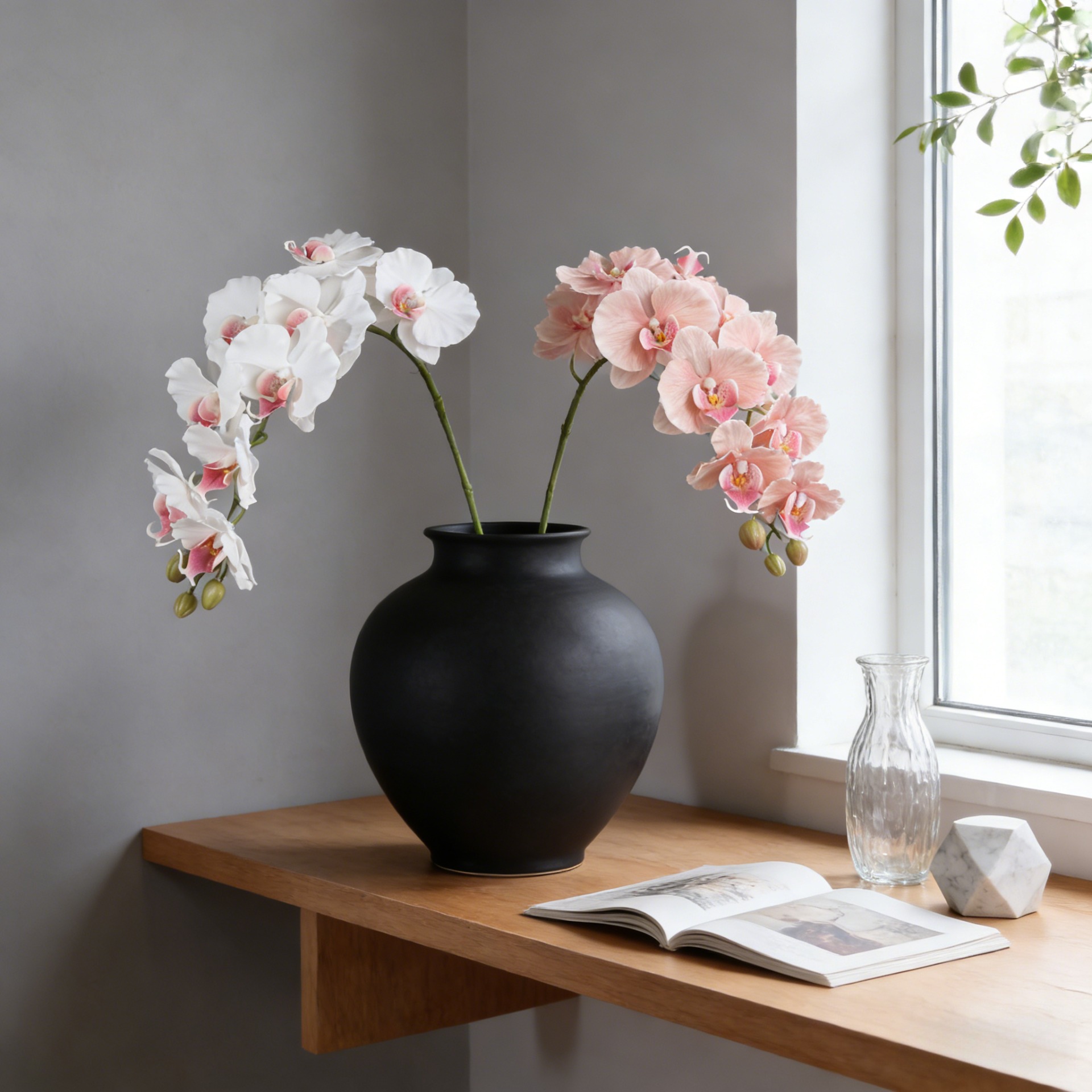38.6 Inch 9 Heads Korean Style - Orchid Phalaenopsis 评论和价格