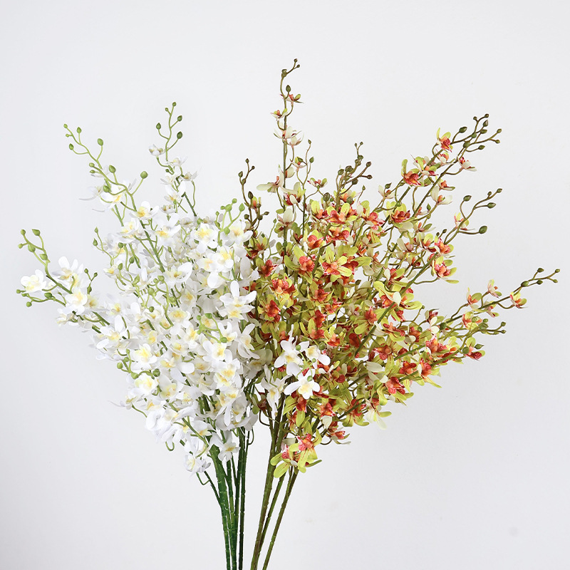 104CM 5 Fork Artificial Butter - Orchid Phalaenopsis 评论和价格