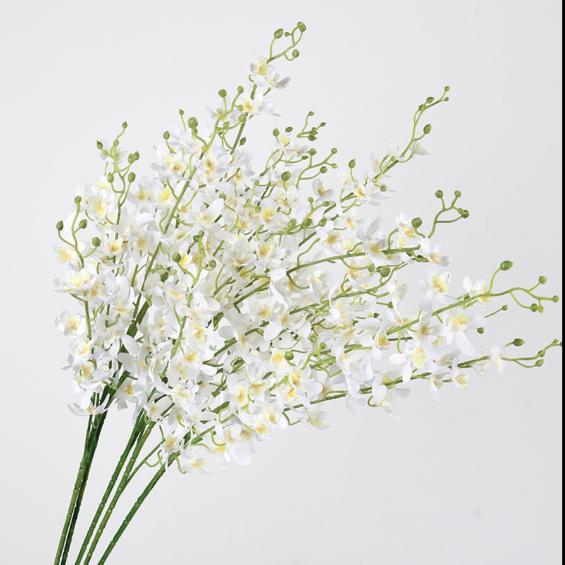 104CM 5 Fork Artificial Butter - Orchid Phalaenopsis 评论和价格